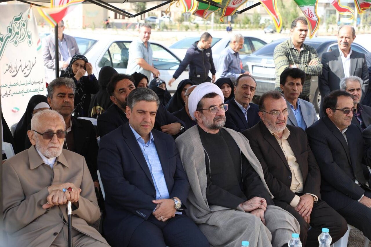 کلنگ‌زنی مجتمع آموزشی جعفری اسلامی در اردبیل