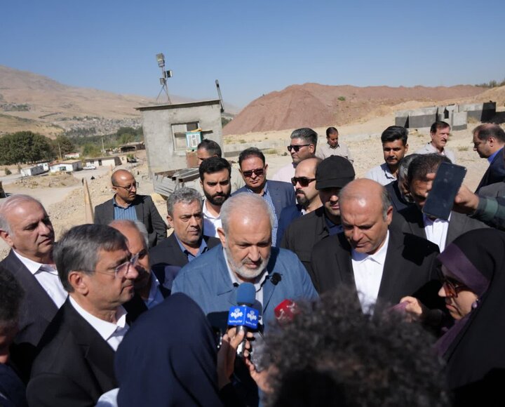 بهره‌برداری از سد تاج‌امیر دلفان با حضور وزیر نیرو