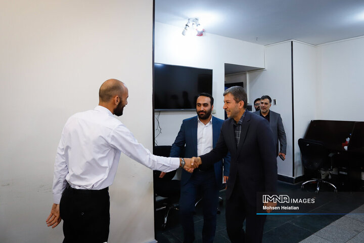 حضور استاندار اصفهان در خبرگزاری ایمنا