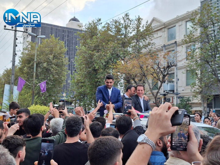 استقبال آملی‌ها از کاپیتان تیم ملی کشتی فرنگی