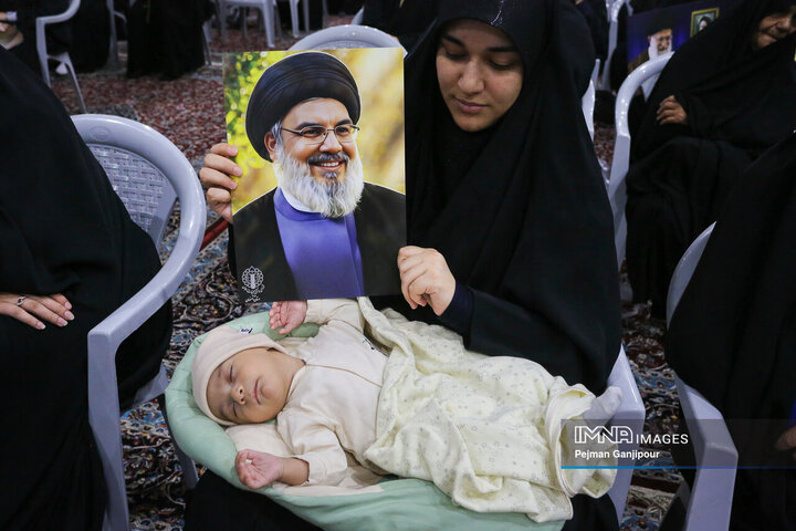 مراسم گرامیداشت اولین سالگرد شهادت شهیدان مقاومت سید حسن نصرالله و عباس نیلفروشان