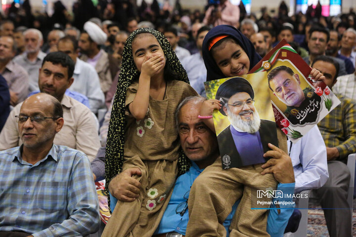 مراسم گرامیداشت اولین سالگرد شهادت شهیدان مقاومت سید حسن نصرالله و عباس نیلفروشان