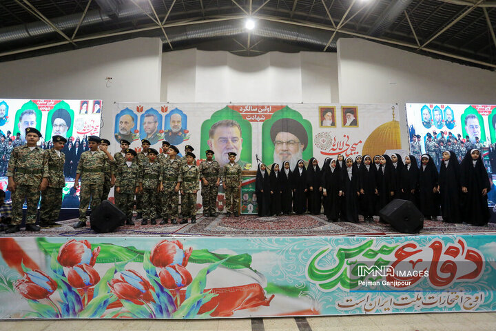 مراسم گرامیداشت اولین سالگرد شهادت شهیدان مقاومت سید حسن نصرالله و عباس نیلفروشان