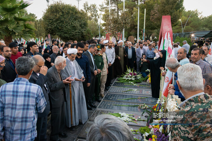 مراسم گرامیداشت اولین سالگرد شهادت شهیدان مقاومت سید حسن نصرالله و عباس نیلفروشان