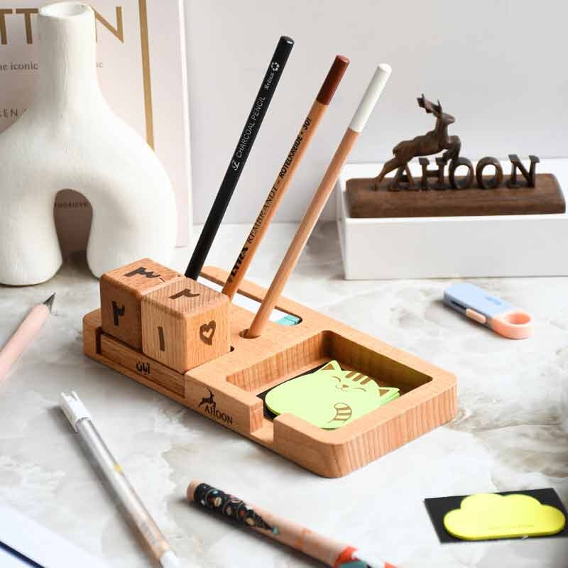 استند رومیزی چوبی هدیه عالی برای روی میز کارمندان