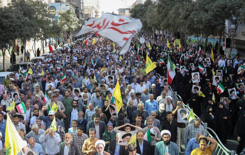 راهپیمایی «بشارت نصر» در بجنورد
