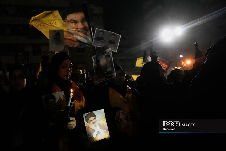 ادای احترام مردم لبنان به شهدای مقاومت