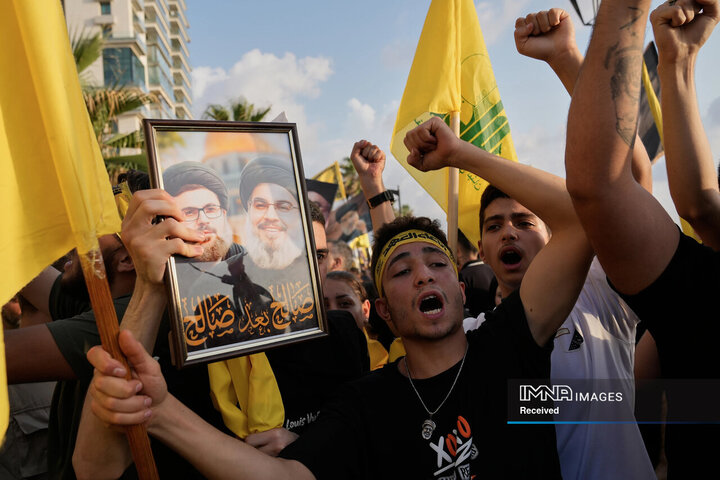 ادای احترام مردم لبنان به شهدای مقاومت