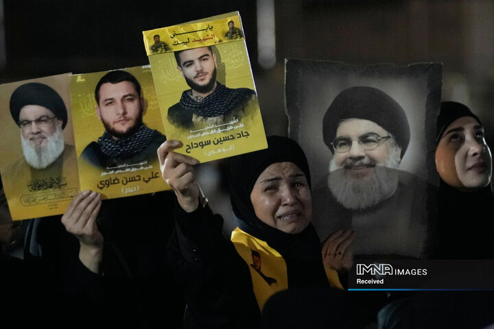 ادای احترام مردم لبنان به شهدای مقاومت