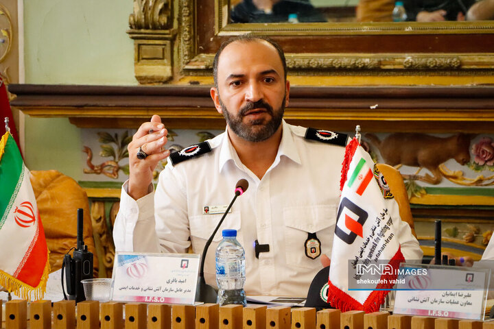  آتشپاد دوم امید باقری مدیرعامل سازمان آتش‌نشانی و خدمات ایمنی شهرداری اصفهان