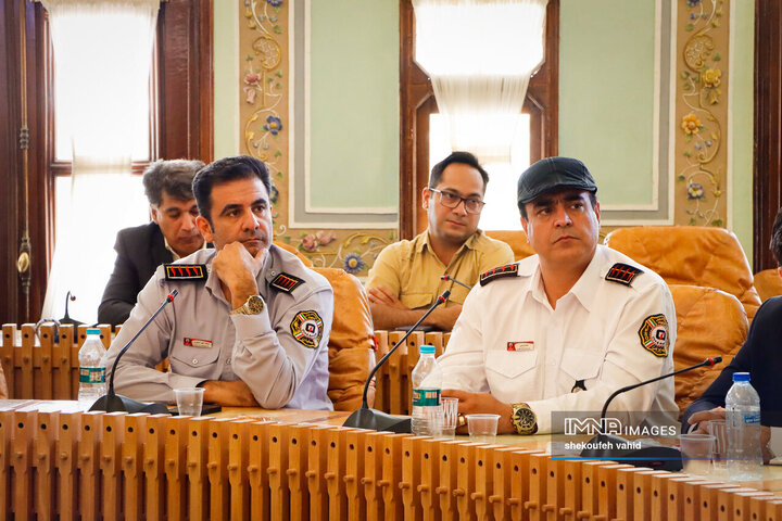 نشست خبری مدیرعامل سازمان آتش‌نشانی و خدمات ایمنی شهرداری اصفهان