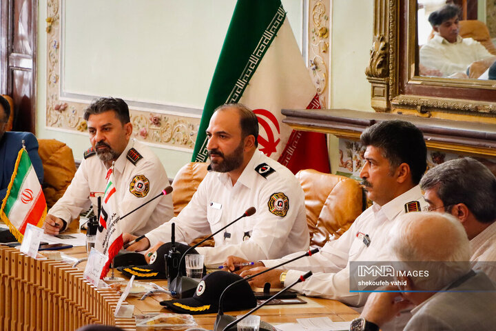 نشست خبری مدیرعامل سازمان آتش‌نشانی و خدمات ایمنی شهرداری اصفهان