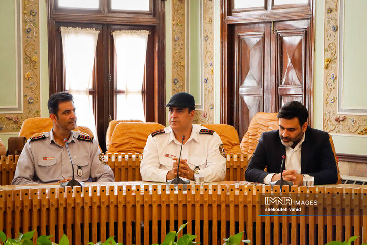 نشست خبری مدیرعامل سازمان آتش‌نشانی و خدمات ایمنی شهرداری اصفهان