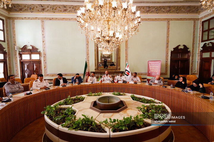 نشست خبری مدیرعامل سازمان آتش‌نشانی و خدمات ایمنی شهرداری اصفهان