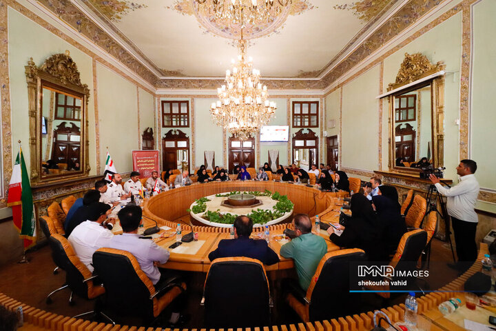 نشست خبری مدیرعامل سازمان آتش‌نشانی و خدمات ایمنی شهرداری اصفهان