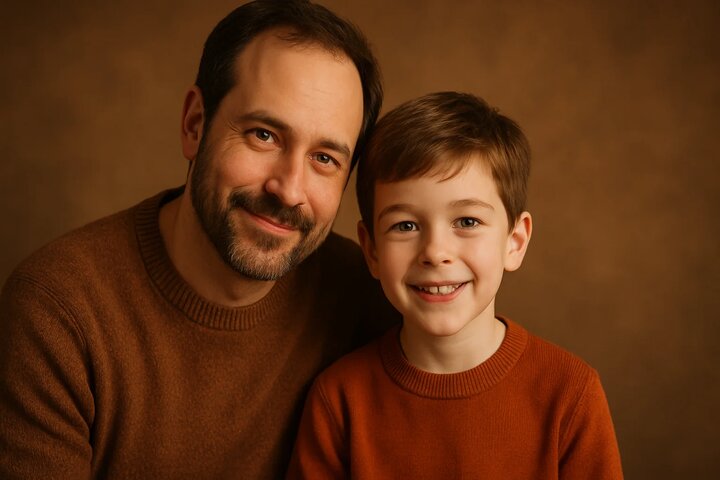 آموزش کامل ساخت عکس بغل کردن کودکیمان با هوش مصنوعی Google Gemini + پرامپت دقیق