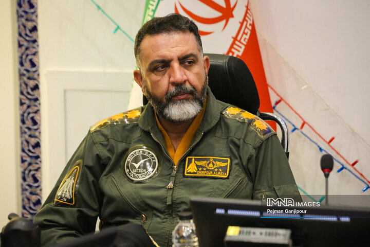 سرهنگ خلبان علیرضا شیرپور فرمانده پایگاه هشتم شکاری شهید عباس بابایی