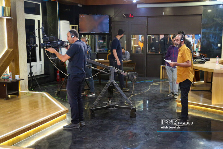 پشت صحنه برنامه تلویزیونی «اصفهان من»