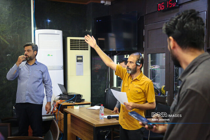 پشت صحنه برنامه تلویزیونی «اصفهان من»