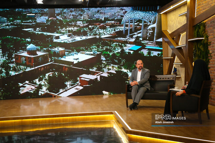 پشت صحنه برنامه تلویزیونی «اصفهان من»