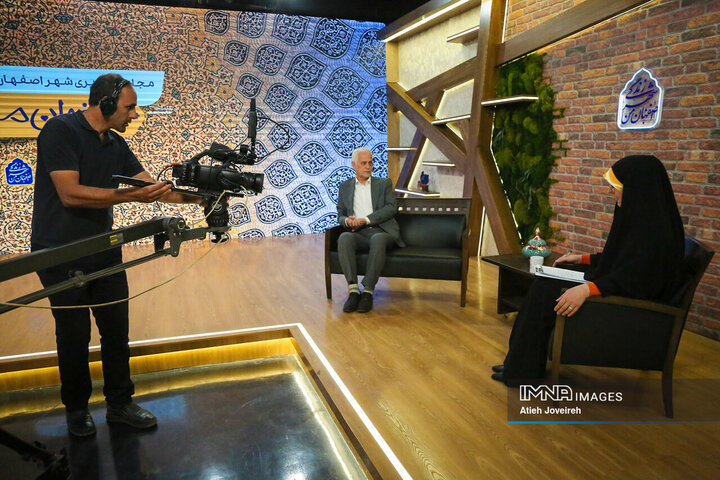 پشت صحنه برنامه تلویزیونی «اصفهان من»