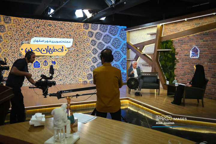 پشت صحنه برنامه تلویزیونی «اصفهان من»