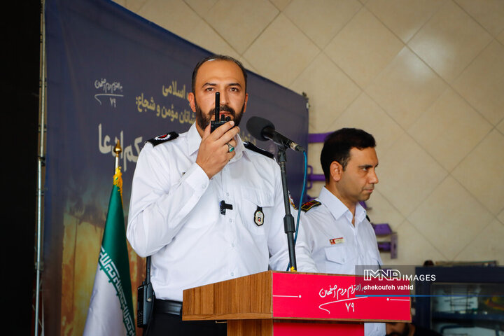 آتشپاد دوم امید باقری مدیرعامل سازمان آتش‌نشانی و خدمات ایمنی شهرداری اصفهان