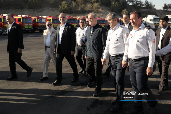 مراسم گرامیداشت روز آتش‌نشانی