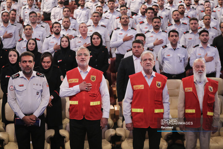 مراسم گرامیداشت روز آتش‌نشانی