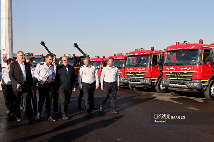 مراسم گرامیداشت روز آتش‌نشانی