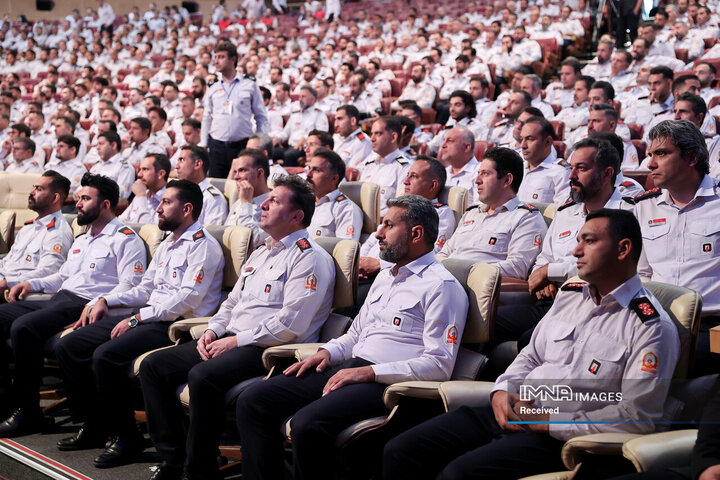 مراسم گرامیداشت روز آتش‌نشانی