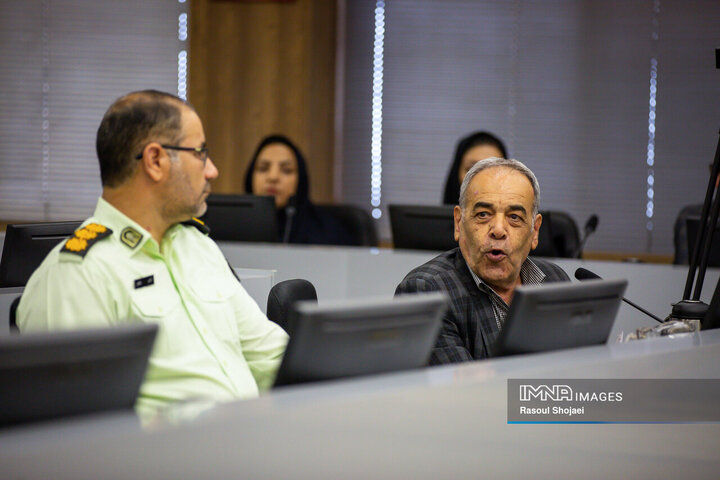 نشست خبری فرمانده انتظامی استان اصفهان