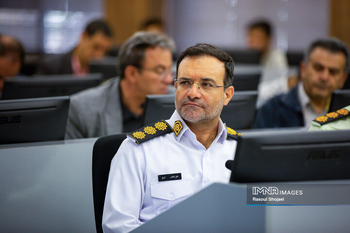 اصغر زارع رئیس پلیس راهور استان اصفهان