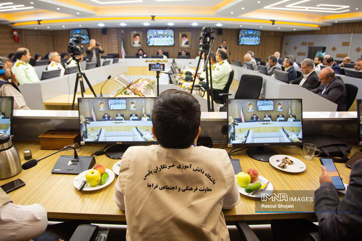 نشست خبری فرمانده انتظامی استان اصفهان