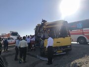 جزییات تصادف اتوبوس در محور سمنان-سرخه + علت حادثه