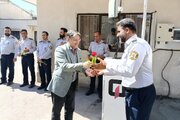 مدیر منطقه ۲ اصفهان به دیدار آتش‌نشانان رفت