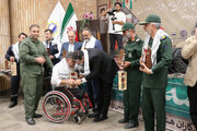 مراسم تجلیل از جانبازان بالای ٧٠ درصد در مترو اصفهان