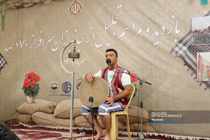 مراسم تجلیل از جانبازان بالای ٧٠ درصد در مترو اصفهان