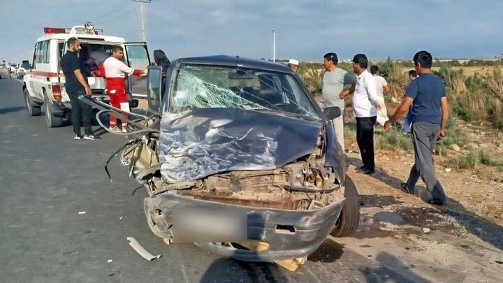 تصادف دو خودرو در کلاله ۷ مصدوم برجا گذاشت