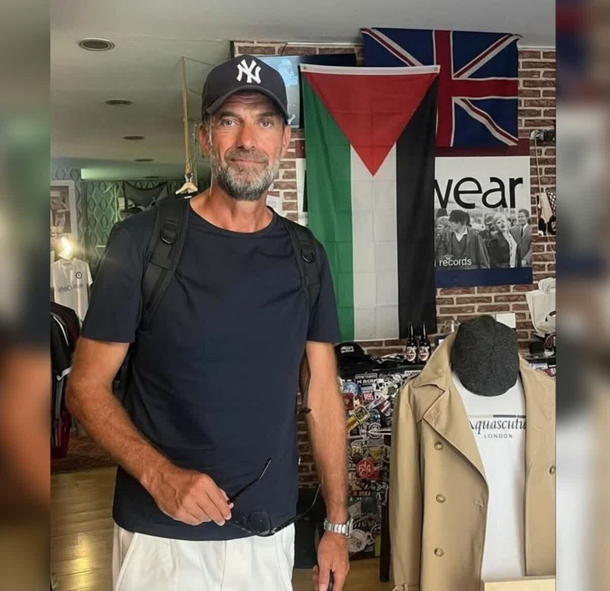 حمایت یورگن کلوپ از مقاومت فلسطین +عکس