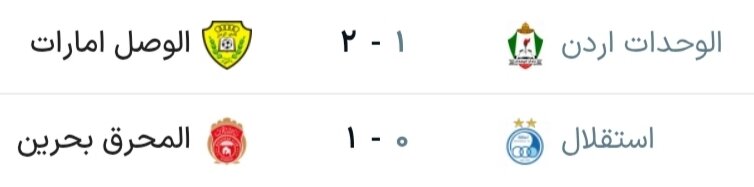 نتایج هفته دوم رقابتهای لیگ قهرمانان دو آسیا + جدول