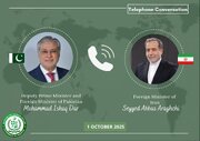 وزرای خارجه ایران و پاکستان درباره صلح منطقه‌ای گفت‌وگو کردند