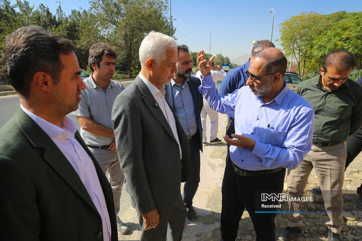 بازدید شهردار اصفهان از پروژه‌های شهرک شهید کشوری