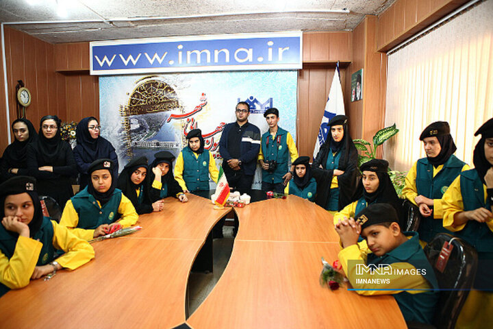 جشنواره بیست و هشتم، بازدید خبرنگاران نوجوان از خبرگزاری ایمنا