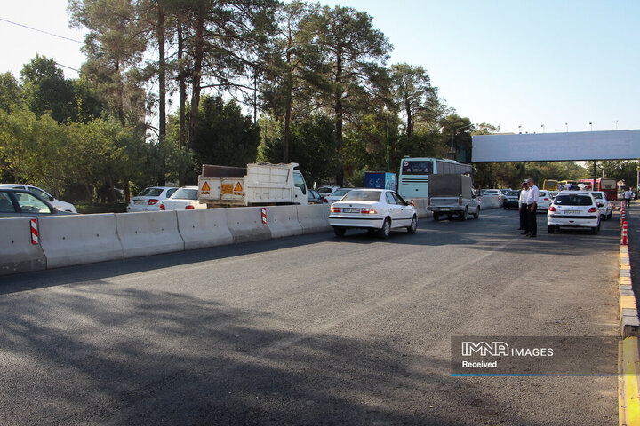 فعالیت تیم های گشت بازرسی سازمان مدیریت حمل‌و‌نقل بار شهرداری اصفهان در طرح ستاد مهر