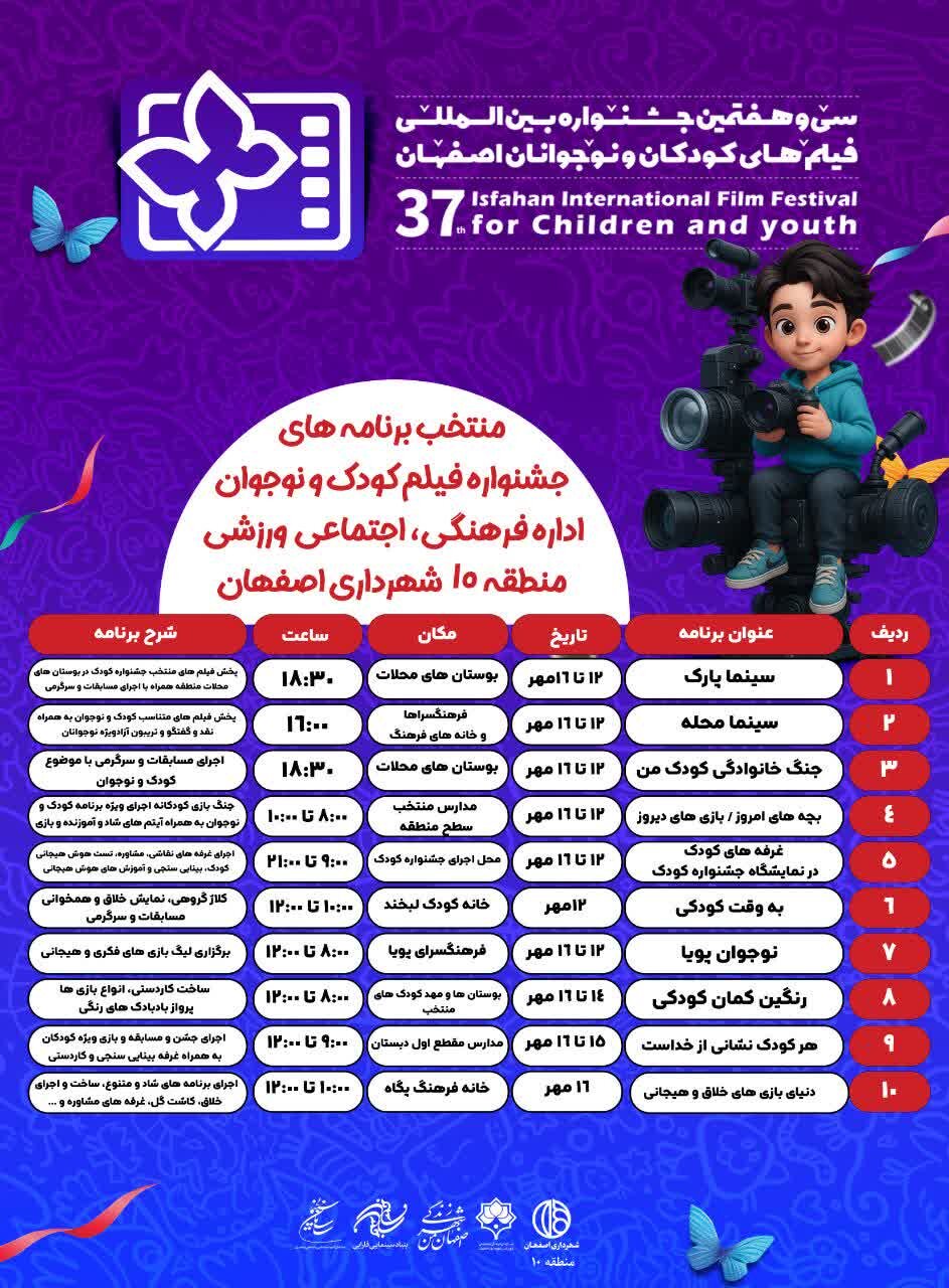 رویاهای کودکانه بر پرده نقش جهان