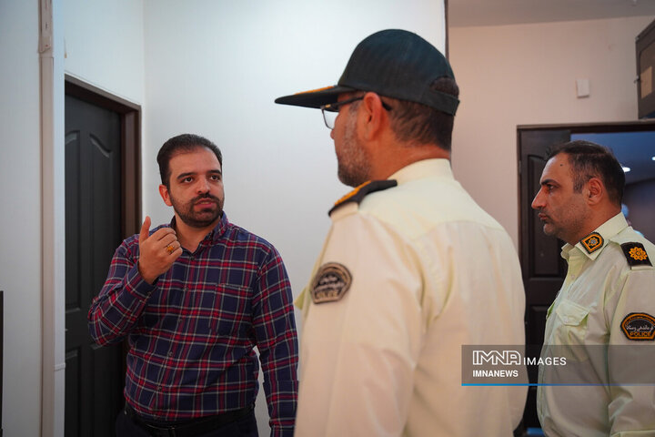 حضور معاون وظیفه عمومی فرماندهی انتظامی استان اصفهان در خبرگزاری ایمنا