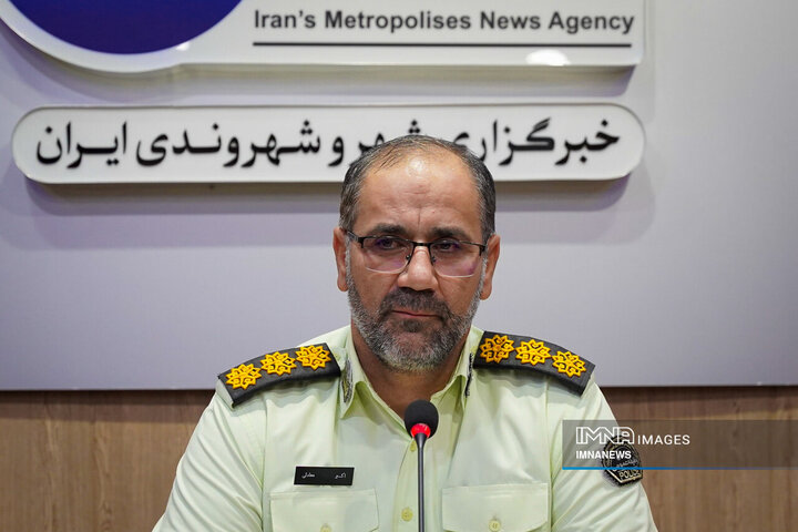 سرهنگ اکبر معادلی، معاون وظیفه عمومی فرماندهی انتظامی استان اصفهان