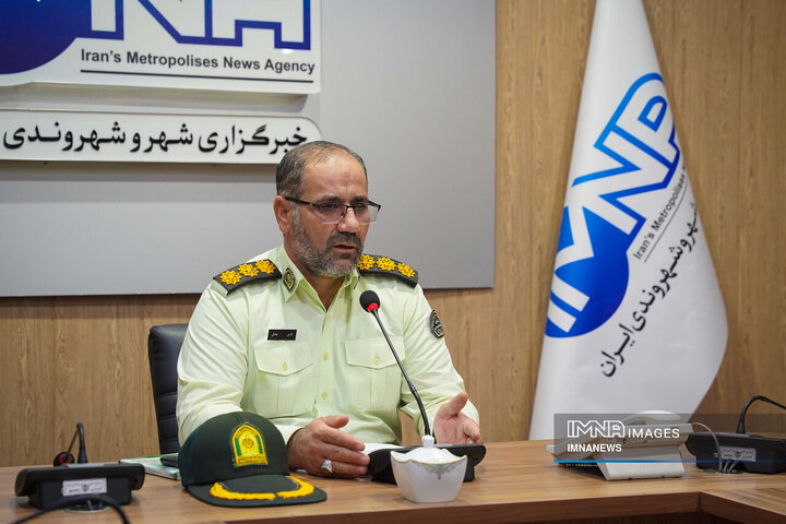 سرهنگ اکبر معادلی، معاون وظیفه عمومی فرماندهی انتظامی استان اصفهان