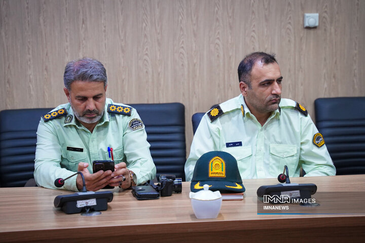 حضور معاون وظیفه عمومی فرماندهی انتظامی استان اصفهان در خبرگزاری ایمنا